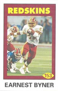 1992 Diamond NFL Superstars Stickers #153 Earnest Byner Front