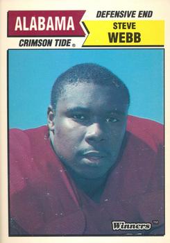 1988 Winners Alabama Crimson Tide #NNO Steve Webb Front