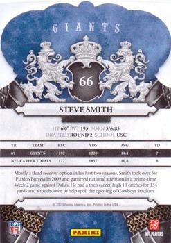 2010 Panini Crown Royale #66 Steve Smith Back