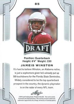 2015 Leaf Draft - Gold #85 Jameis Winston Back