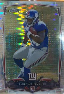 2014 Topps Chrome Mini - Pulsar Refractors #154 Andre Williams Front