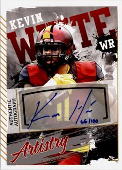 2015 SAGE HIT - Artistry Autographs #AA-22 Kevin White Front