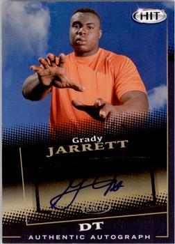 2015 SAGE HIT - Autographs Black #A50 Grady Jarrett Front