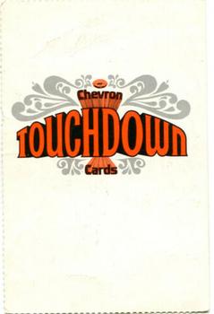 1971 Chevron Touchdown British Columbia Lions #NNO Don Moorhead Back