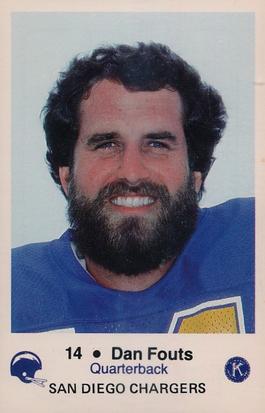 1982 San Diego Chargers Police #4 Dan Fouts Front