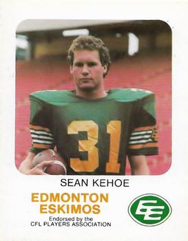 1981 Red Rooster Edmonton Eskimos #NNO Sean Kehoe Front