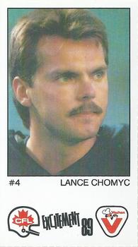 1989 Vachon CFL #36 Lance Chomyc Front