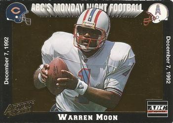 1993 Action Packed Monday Night Football - Prototypes #MN6 Warren Moon Front