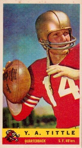 1959 Bazooka #NNO Y.A. Tittle Front