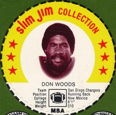 1978 Slim Jim #NNO Don Woods Front
