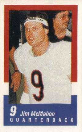 1986 Super Bowl Super Stars Police #8 Jim McMahon Front