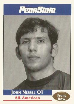 1991-92 Front Row Penn State Nittany Lions All-Americans #30 John Nessel Front