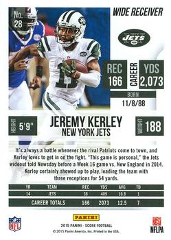 2015 Score #28 Jeremy Kerley Back