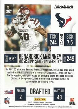 2015 Score #357 Benardrick McKinney Back
