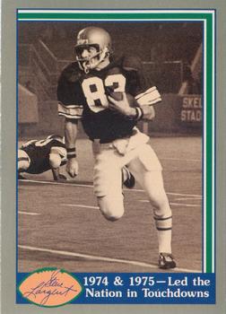 1989 Pacific Steve Largent #8 Led Nation in TDs Front