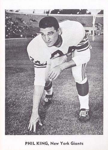 1960 Jay Publishing New York Giants #NNO Phil King Front