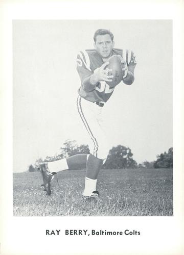 1961 Jay Publishing Baltimore Colts #NNO Ray Berry Front