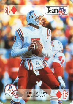 1992 Sport Decks NFL Playing Cards #4♦ Hugh Millen Front