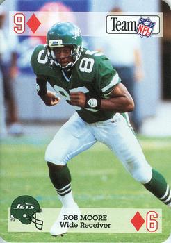 1992 Sport Decks NFL Playing Cards #9♦ Rob Moore Front