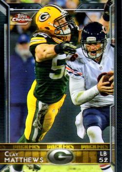 2015 Topps Chrome #45a Clay Matthews Front