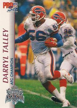 1992-93 Pro Set Super Bowl XXVII #XXVII Darryl Talley Front
