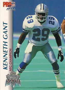 1992-93 Pro Set Super Bowl XXVII #XXVII Kenneth Gant Front