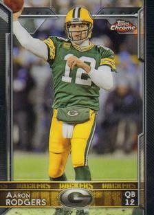 2015 Topps Chrome Mini #2a Aaron Rodgers Front