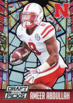 2015 Panini Prizm Collegiate Draft Picks - Stained Glass #52 Ameer Abdullah Front