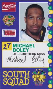 2005 Senior Bowl #NNO Michael Boley Front