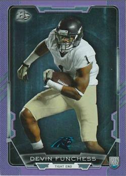 2015 Bowman - Rookies Purple #40 Devin Funchess Front