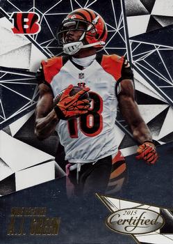 2015 Panini Certified #18 A.J. Green Front