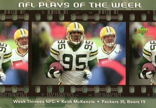 2000 Upper Deck NFL Plays of the Week #NNO Keith McKenzie Front