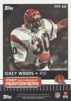 2015 Topps - Past and Present Performers #PPP-GW A.J. Green / Ickey Woods Back