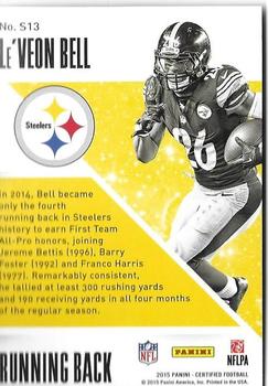 2015 Panini Certified - Stars #S13 Le'Veon Bell Back