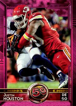 2015 Topps - Pink #376 Justin Houston Front