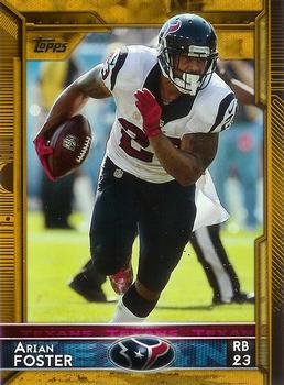 2015 Topps - Gold #75 Arian Foster Front