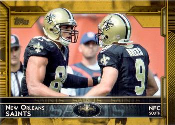 2015 Topps - Gold #242 New Orleans Saints Front