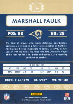 2015 Donruss #169 Marshall Faulk Back