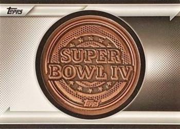 2015 Topps - Super Bowl Commemorative Coin Relic #NFLSBC-4 SUPER BOWL IV Front
