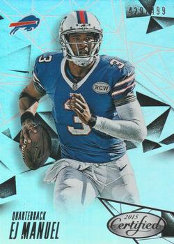 2015 Panini Certified - Mirror Silver #87 EJ Manuel Front