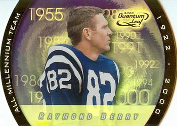 2000 Quantum Leaf - All-Millennium Team Promos #AMT-RB Raymond Berry Front