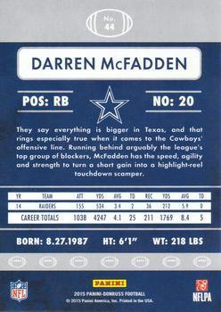 2015 Donruss - Press Proof Gold #44 Darren McFadden Back