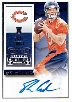 2015 Panini Contenders #180 Shane Carden Front