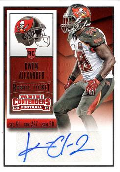 2015 Panini Contenders #139 Kwon Alexander Front