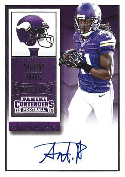 2015 Panini Contenders #269 Anthony Harris Front