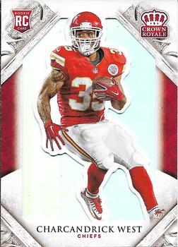 2015 Panini Crown Royale #128 Charcandrick West Front