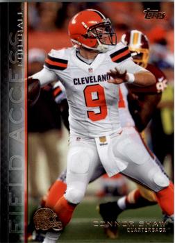2015 Topps Field Access #3 Connor Shaw Front