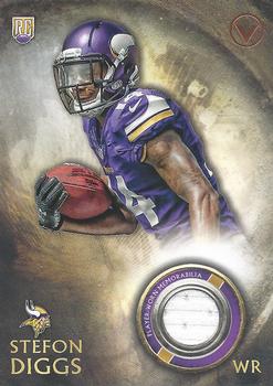 2015 Topps Valor - Rookie Relics #VRR-SD Stefon Diggs Front