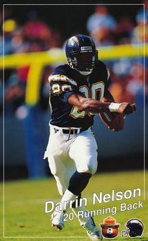 1990 San Diego Chargers Smokey #NNO Darrin Nelson Front