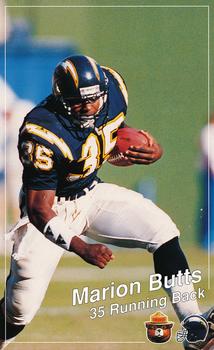 1990 San Diego Chargers Smokey #NNO Marion Butts Front